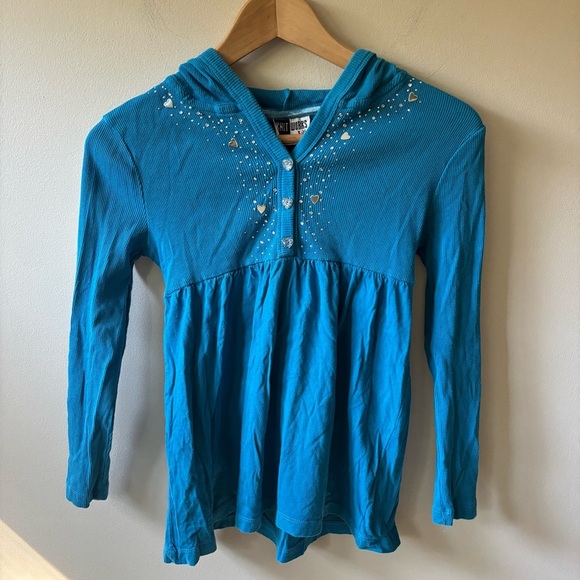 Y2K Babydoll Hooded Cardigan - Picture 1 of 7